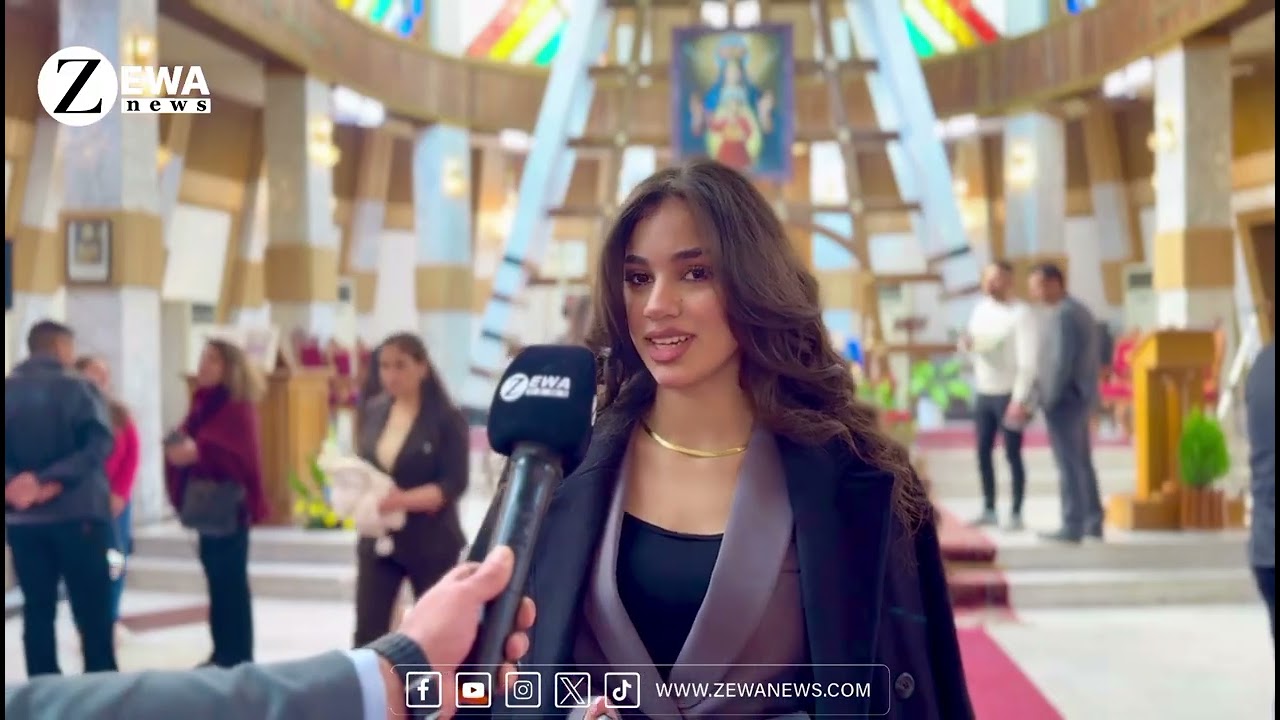 قداس مولد السيد المسيح في كنسية سيدة النجاة من العاصمة بغداد. إعداد : انور الموسوي .