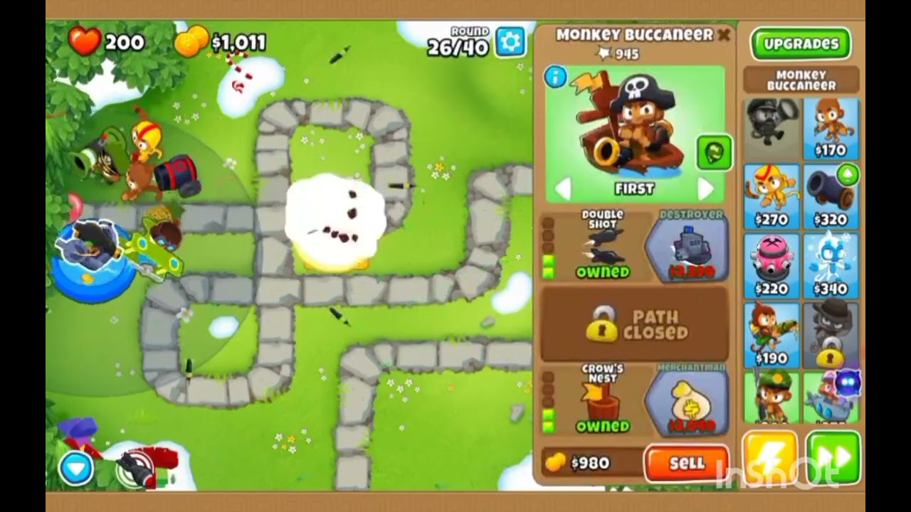 Playing TD BlOONS 6 