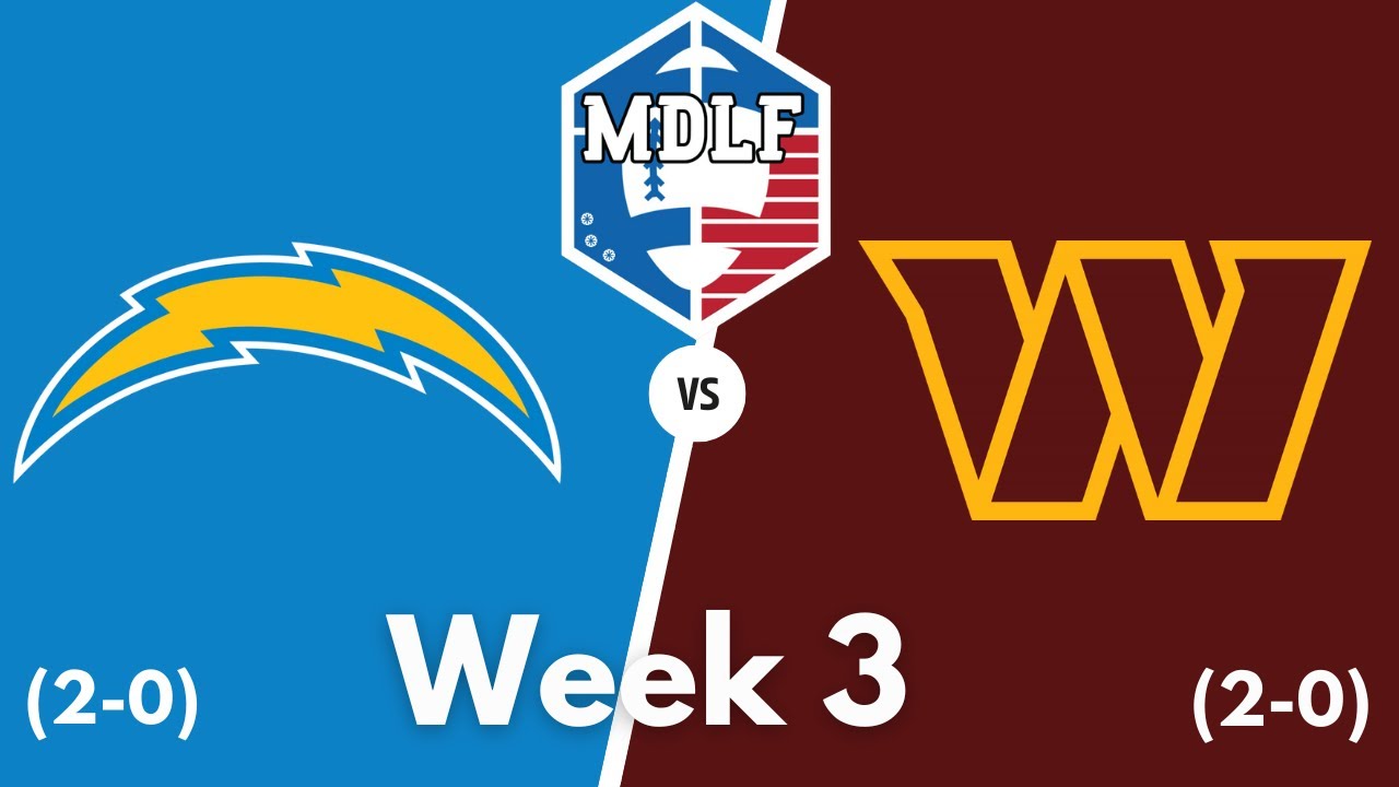 Los Angeles Chargers VS Washington Commanders | MDLF Week 3