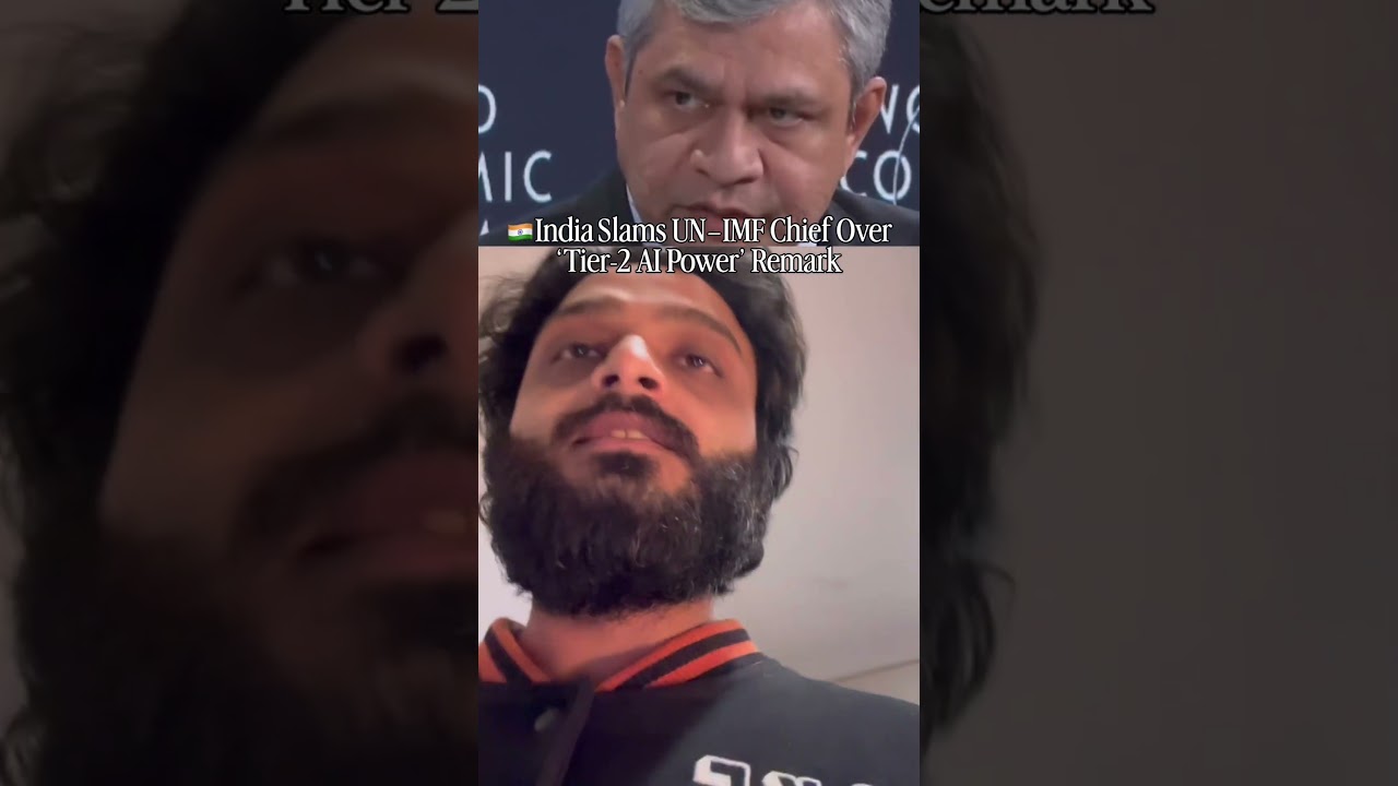 India’s IT Minister Slams IMF Chief for saying India in tier 2 group of AI powerhouse. 