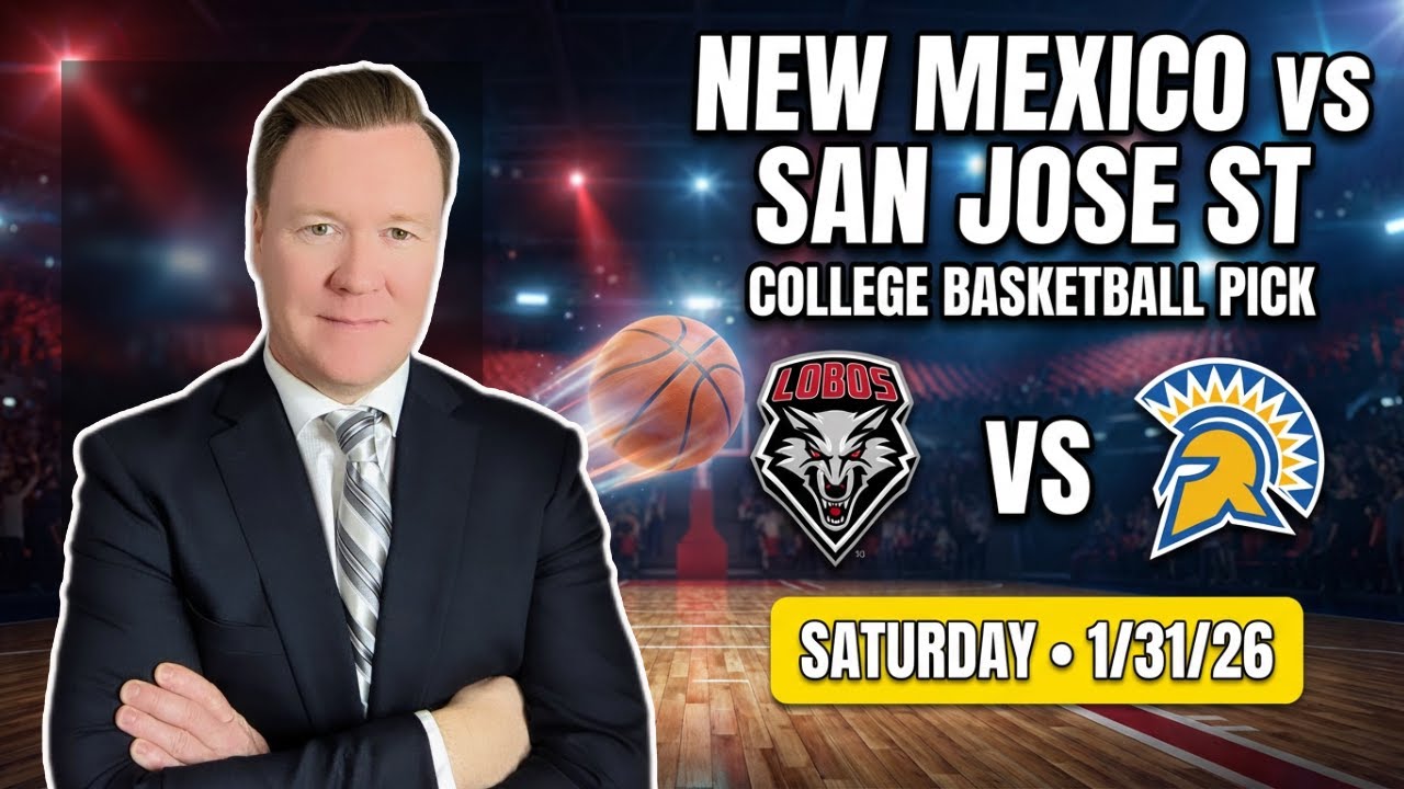 New Mexico vs San Jose State – College Basketball Pick l Saturday 1/31/26 l Vernon’s Best Bet & Pick