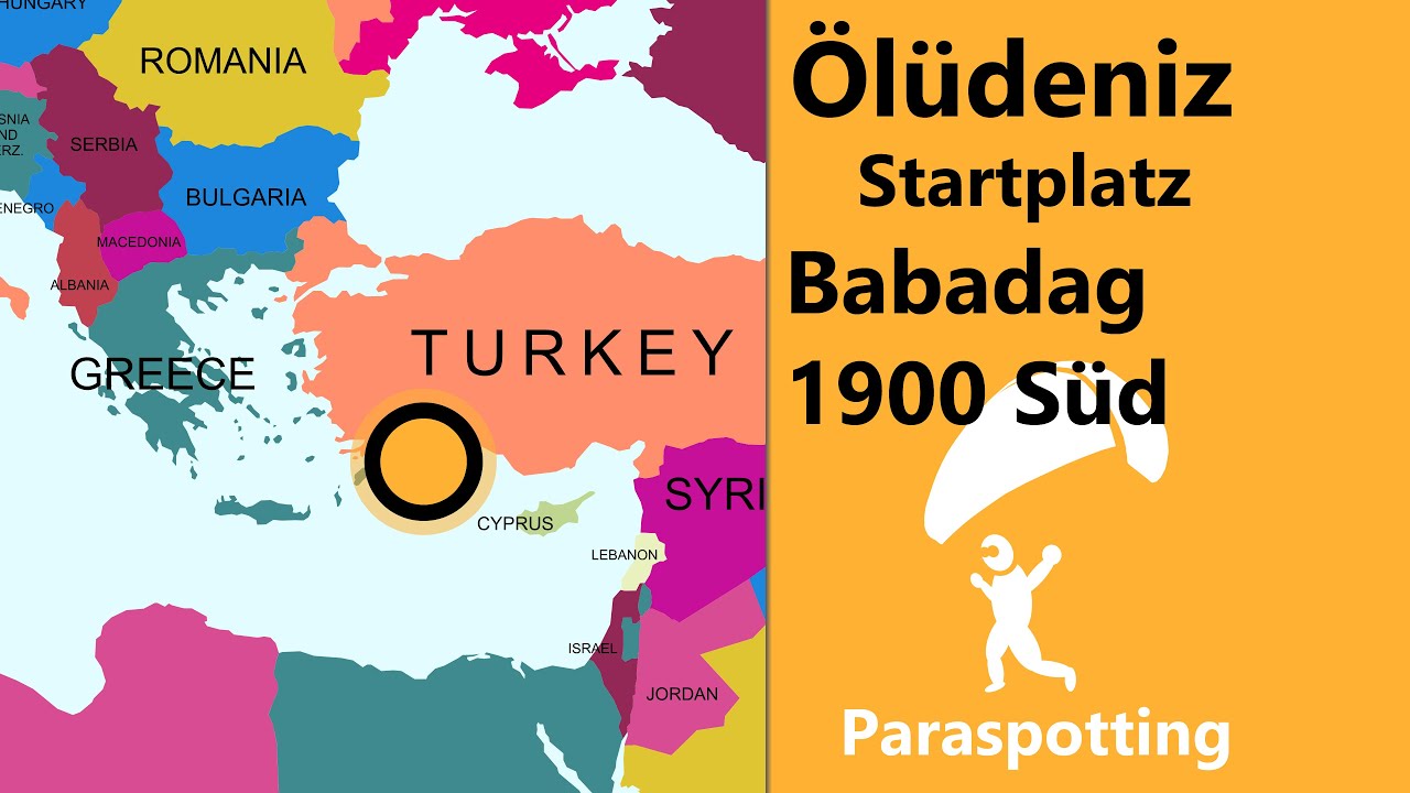 Startplatz 1900 Süd (Patara) Babadag Ölüdeniz Türkei | Paraspotting