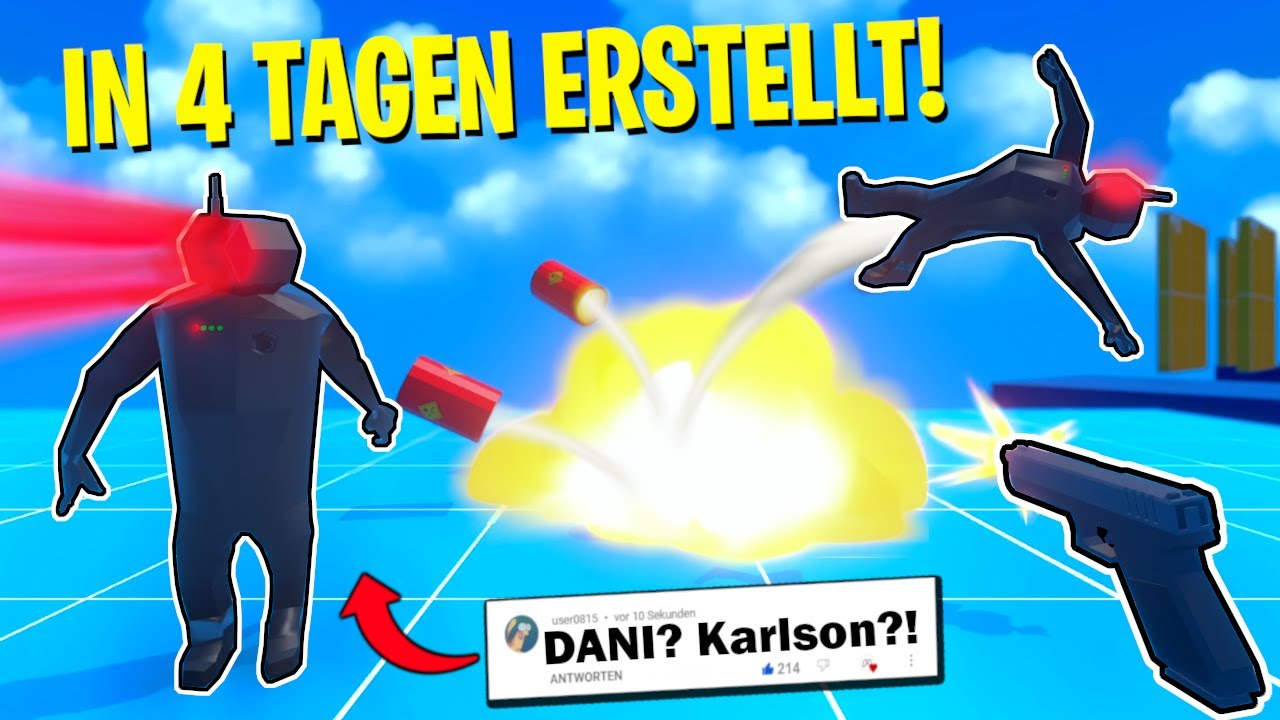 Ich habe unabsichtlich DANI'S Spiel KARLSON erstellt
