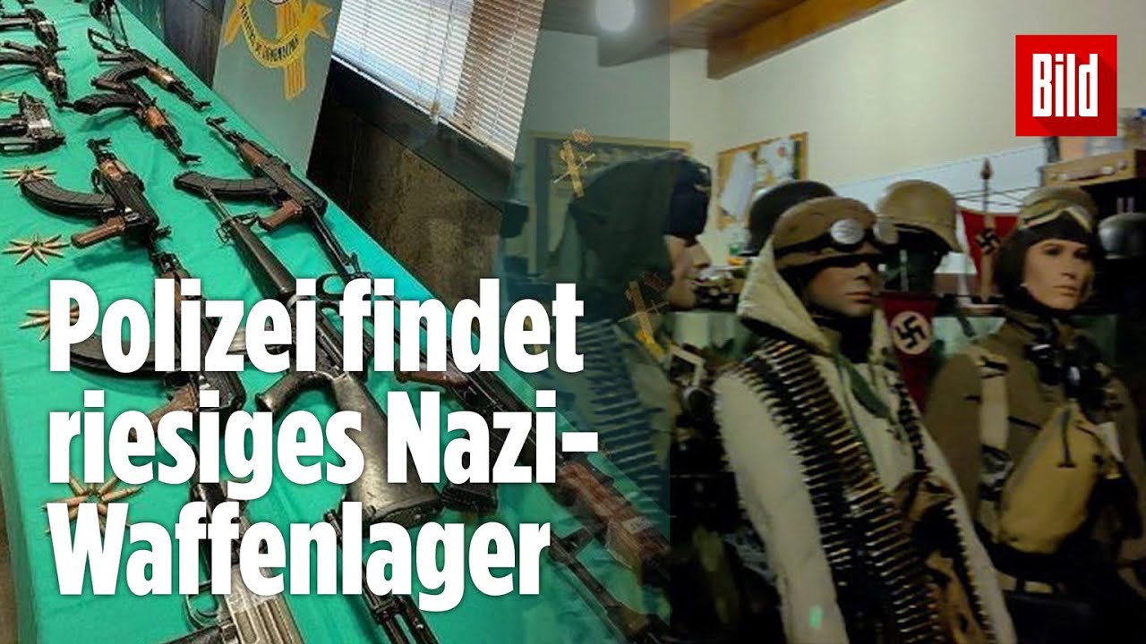 Aufgeflogen: Deutsche Nazis lagern Waffen und Sprengstoff – und verticken es an die Mafia