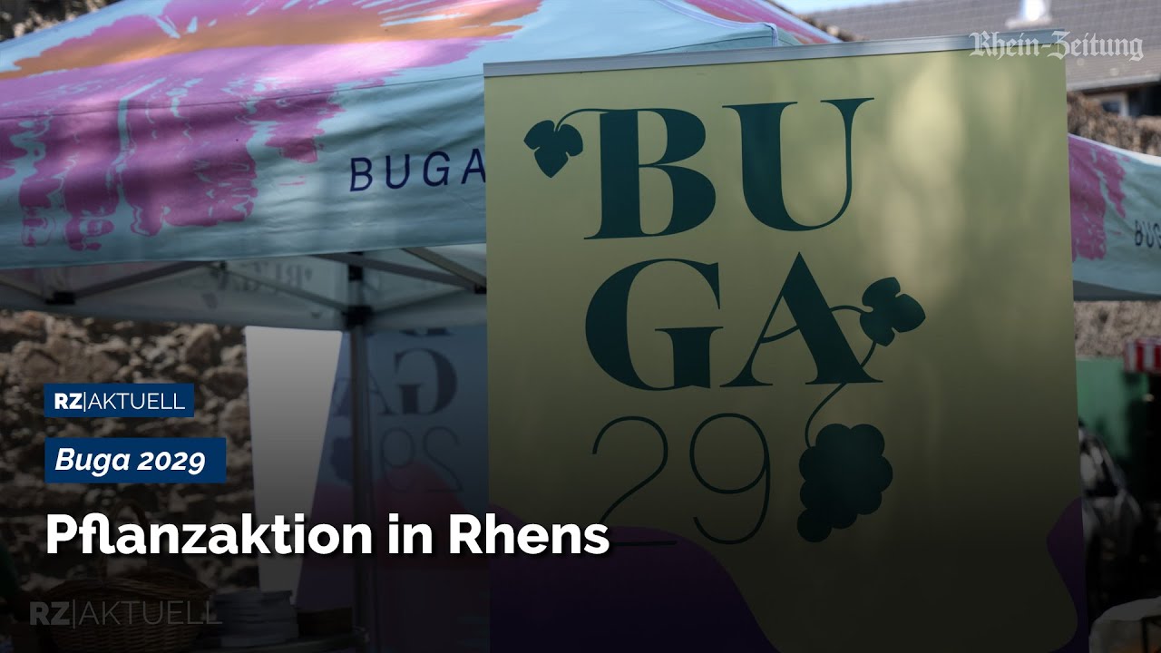 Buga 2029: Erste Pflanzaktion in Rhens