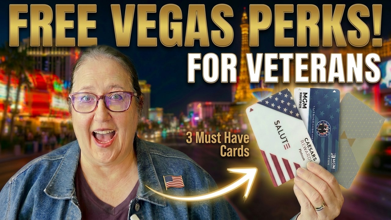 FREE PERKS FOR VETERANS - 3 Las Vegas Casino Players Cards That Instantly Upgrade  Military