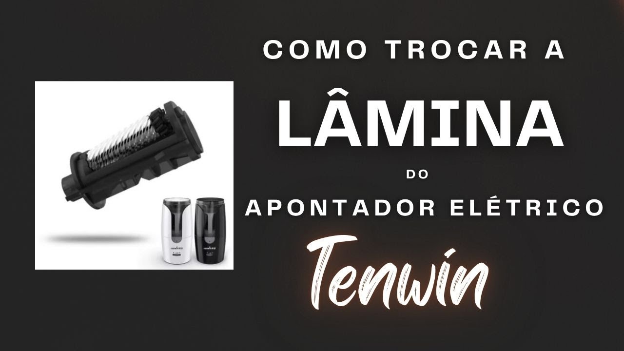 Como trocar Lâmina de Apontador Elétrico