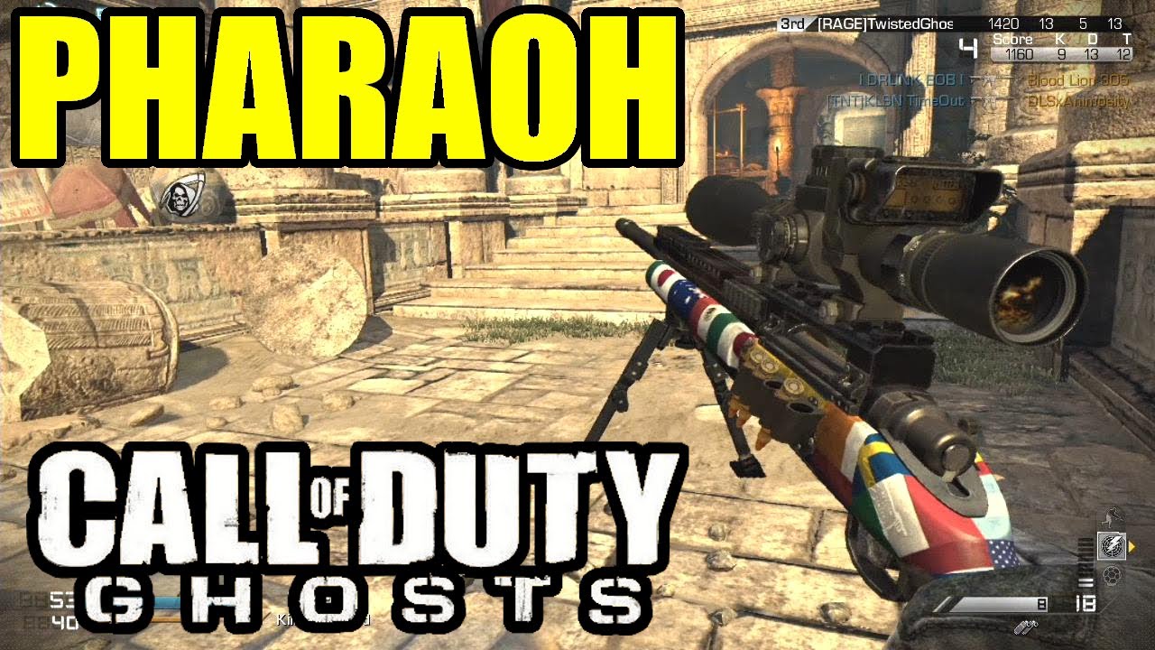 GHOSTS : Map PHARAOH Sniper USR | Avec MrLev12 | DLC Invasion