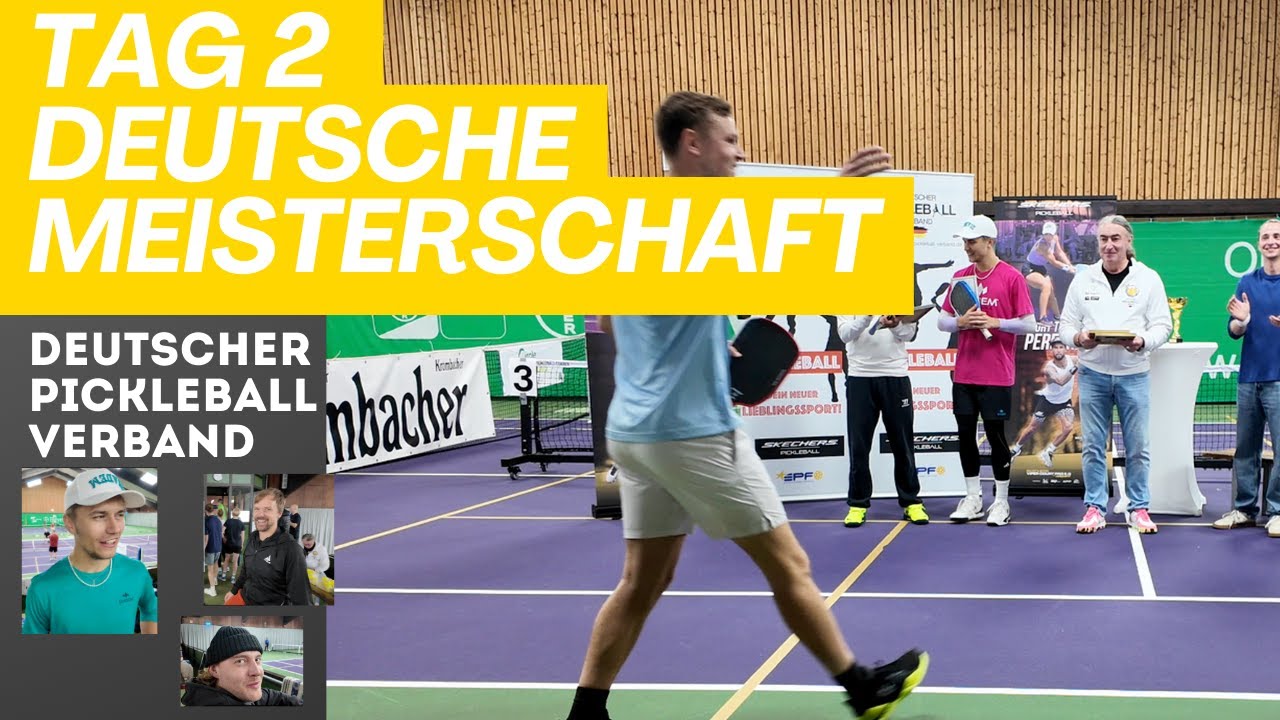 Tag 2 Pickleball deutsche Meisterschaft - Herren & Damen Doppel 2025 - www.pickleballcorner.de
