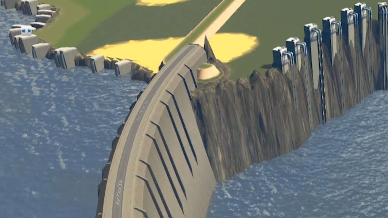 When City Planning in Cities Skylines Drains The Atlantic Ocean
