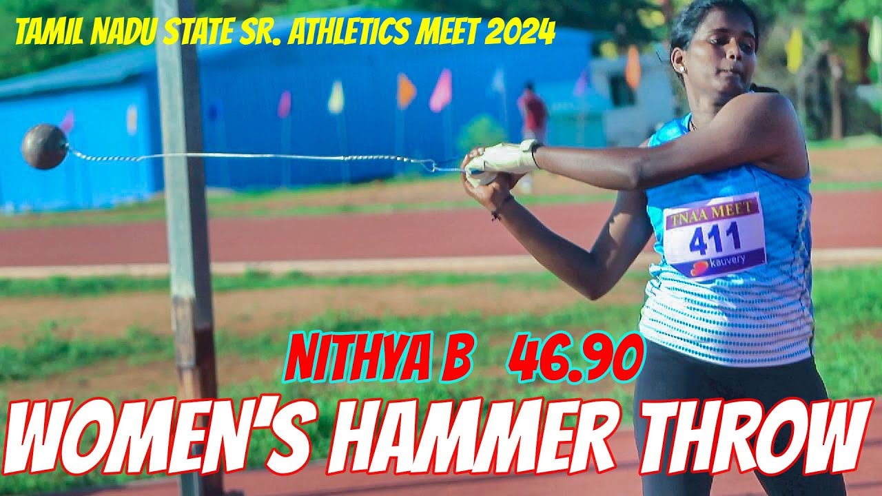 Hammer throw Women || TN State Sr. Meet 2024 || Swaminathan Gunasekaran