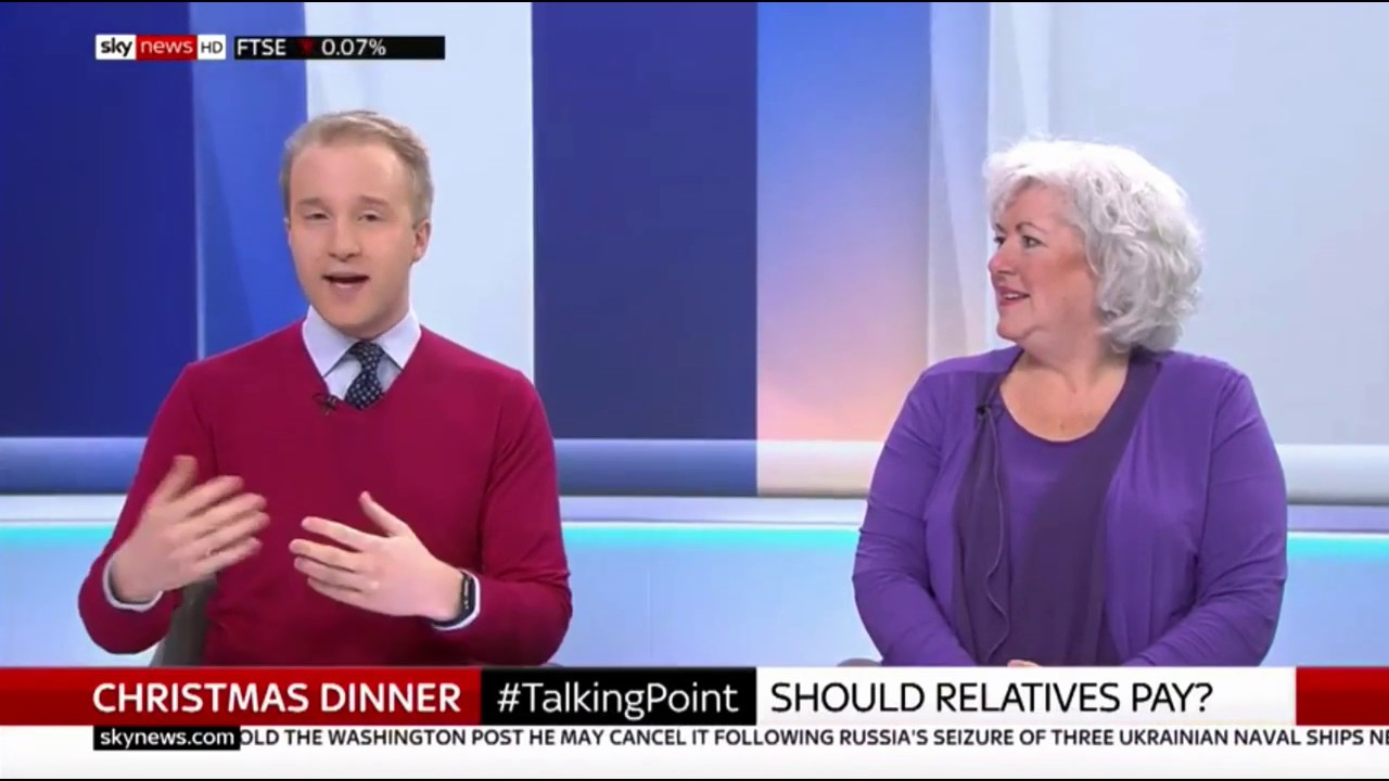 Is it ok to charge for Christmas lunch? Sky News