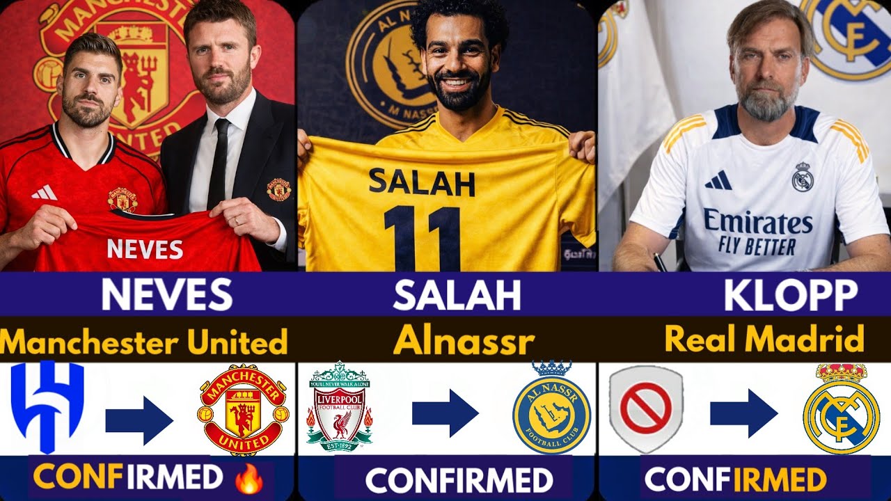 🚨LATEST CONFIRMED TRANSFER NEWS AHEAD OF JANUARY TRANSFER WINDOW 2026  Salah ✅️, Neves, Klopp 🔥 