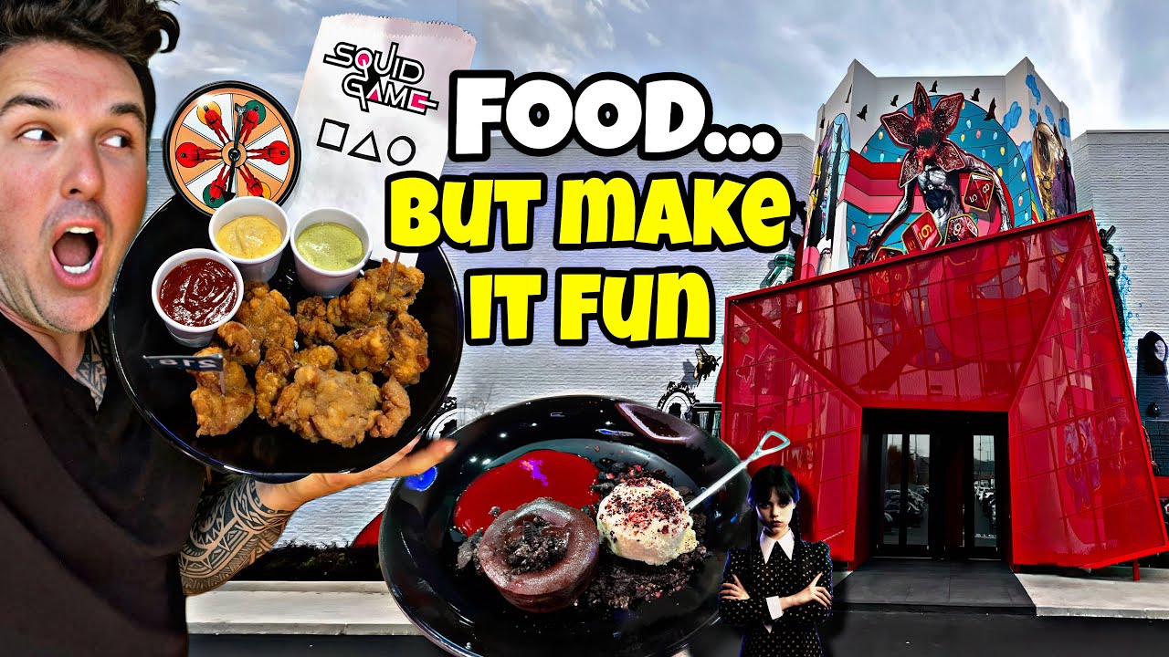 Eating Netflix’s Show-Themed Food! 