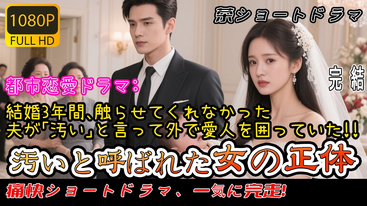 【日本語吹き替え完全版】結婚3年間、触らせてくれなかった夫が「汚い」と言って外で愛人を囲っていた。彼女の正体が明らかになった瞬間&hellip;江家が土下座で土下座して謝る：「許様！本当に申し訳ありませんでした！」