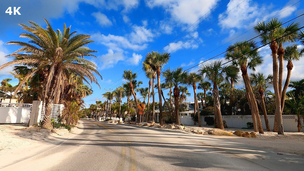 POV Drive Through Casey Key, Florida – Serene Coastal Views