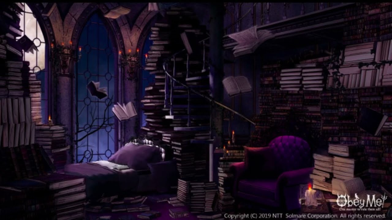 [Obey Me! Ambience/ASMR] reading with Satan but the others wont shut up