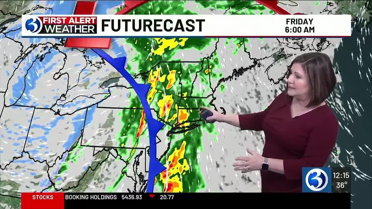 FORECAST: Trending warmer, a First Alert Weather Day for wind & rain Friday