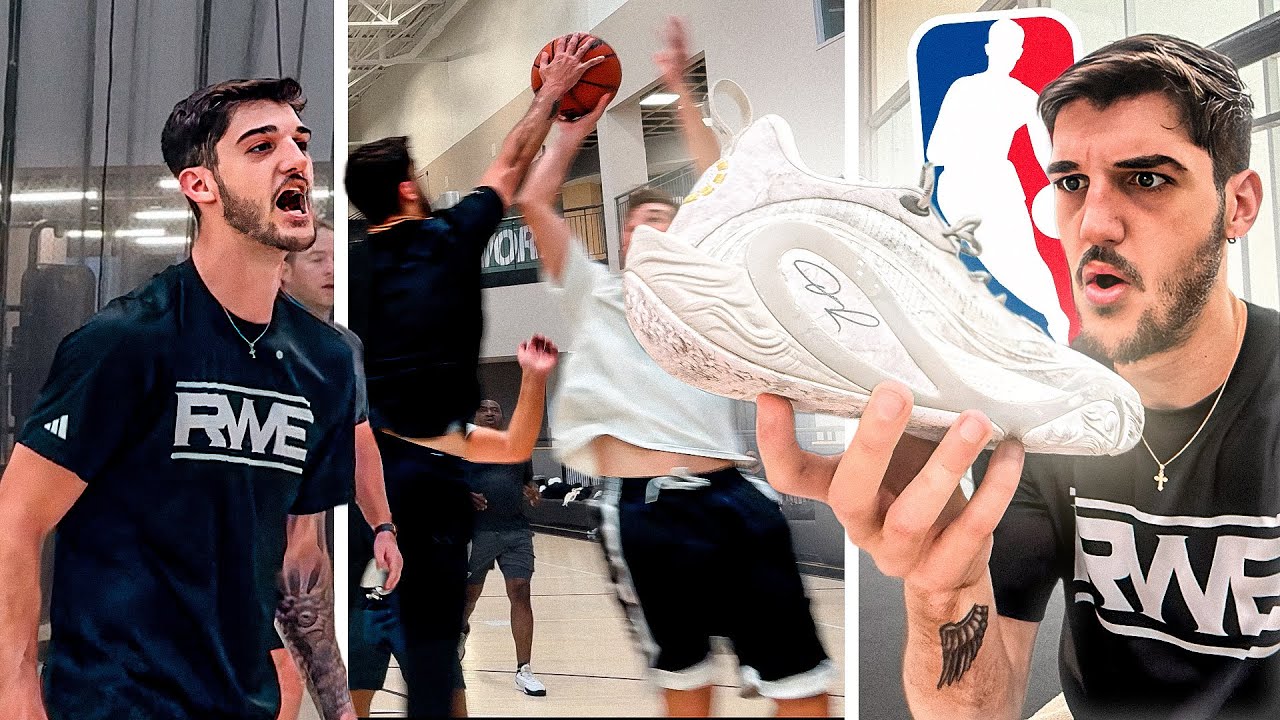 DOMINANDO O RACHA COM TÊNIS DE JOGADOR DA NBA (VLOG)