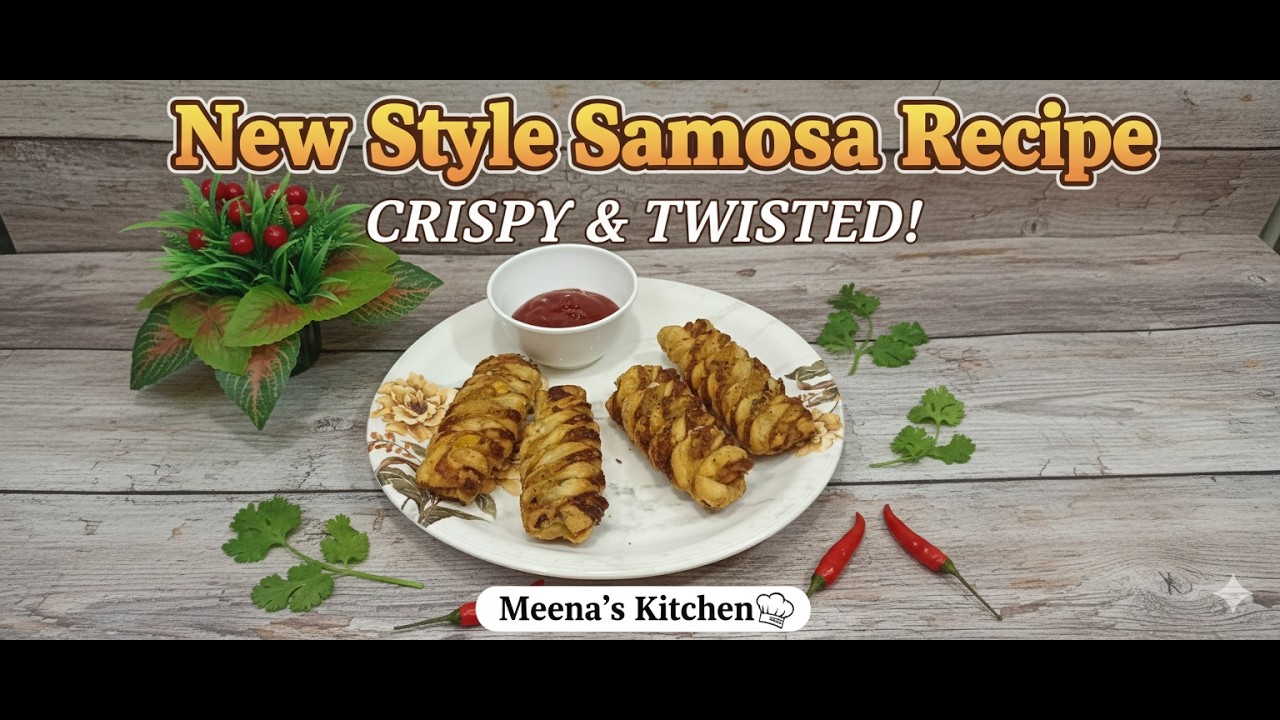 New Style Samosa | Super Crispy & Twisted Snack Recipe
