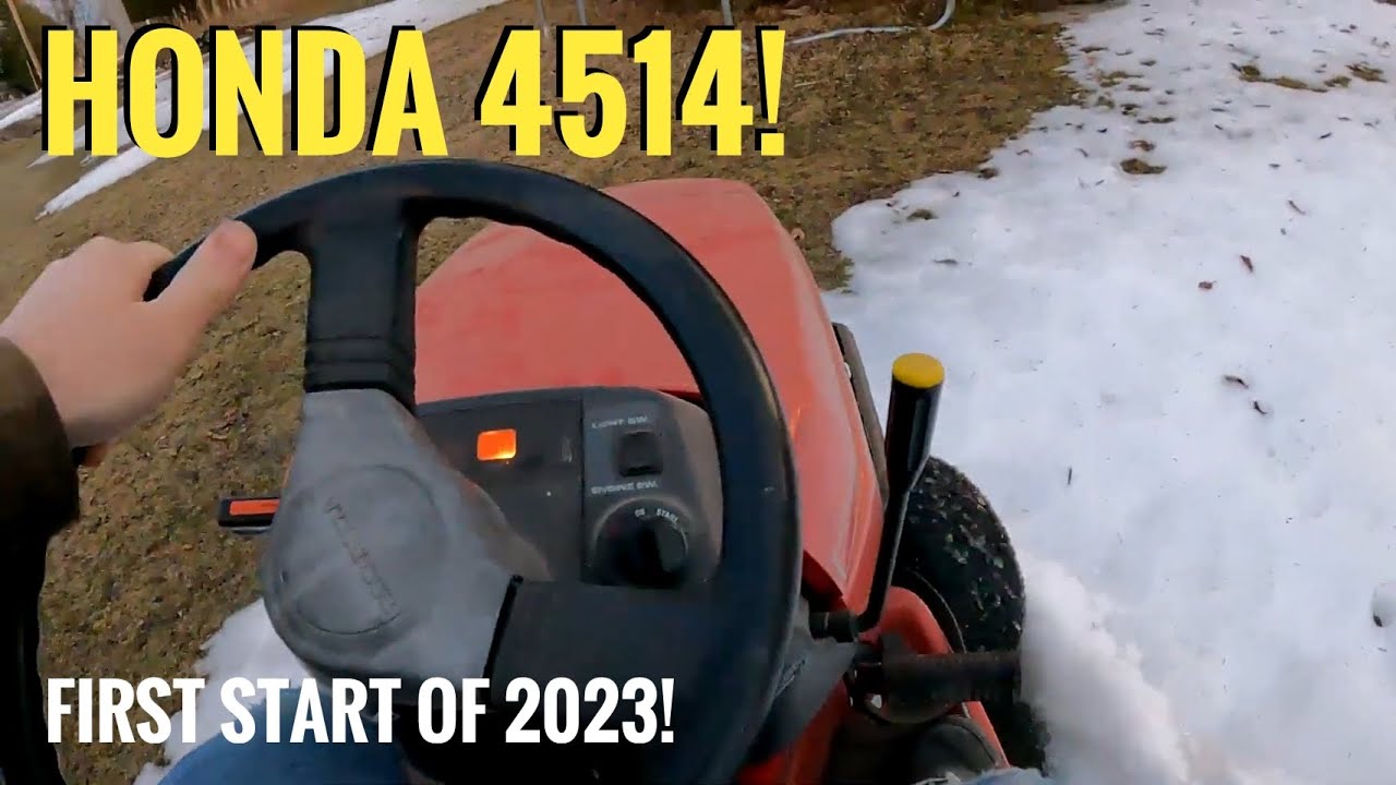 The Honda 4514 Gets A Spring Run Before It's Time For Mowers To Come Out! How Does It Start For Me?