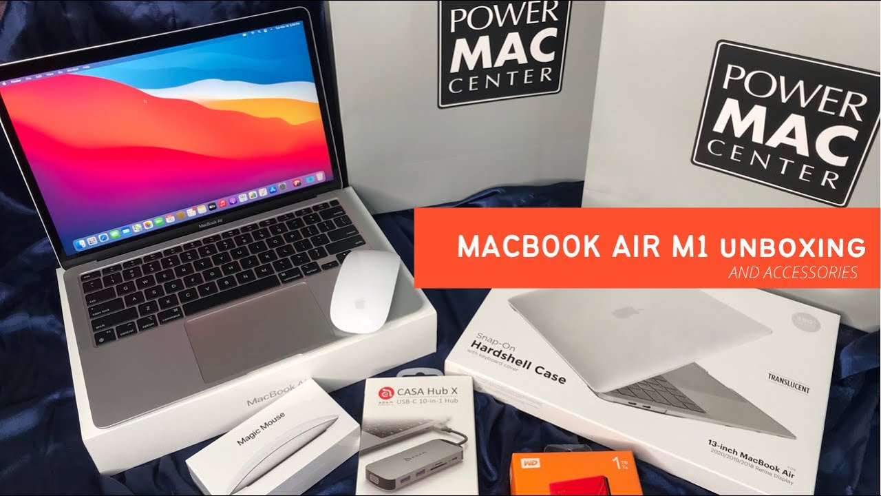 UNBOXING MacBook Air M1 & Accessories | Philippines