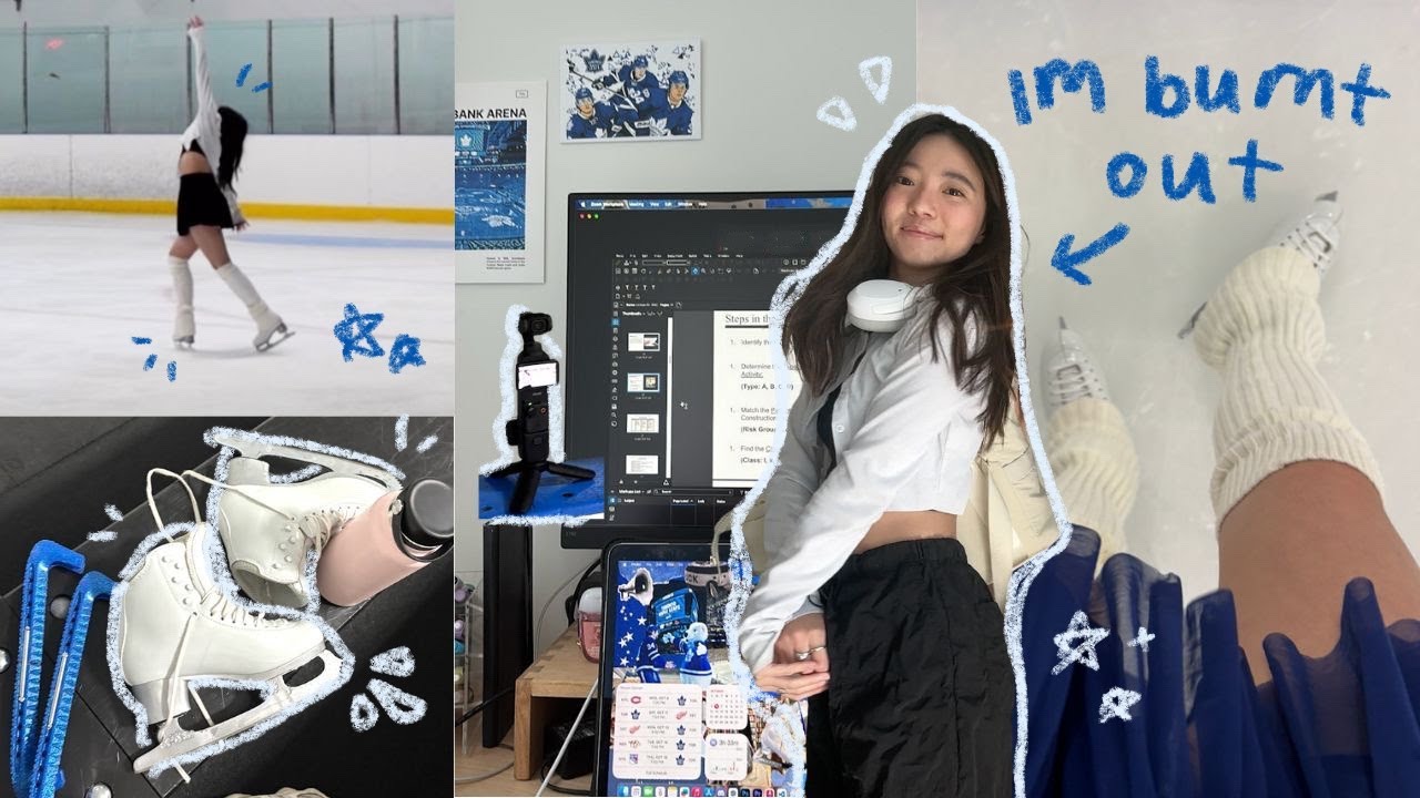 a week as a figure skater & interior design student | trying to balance my busy life