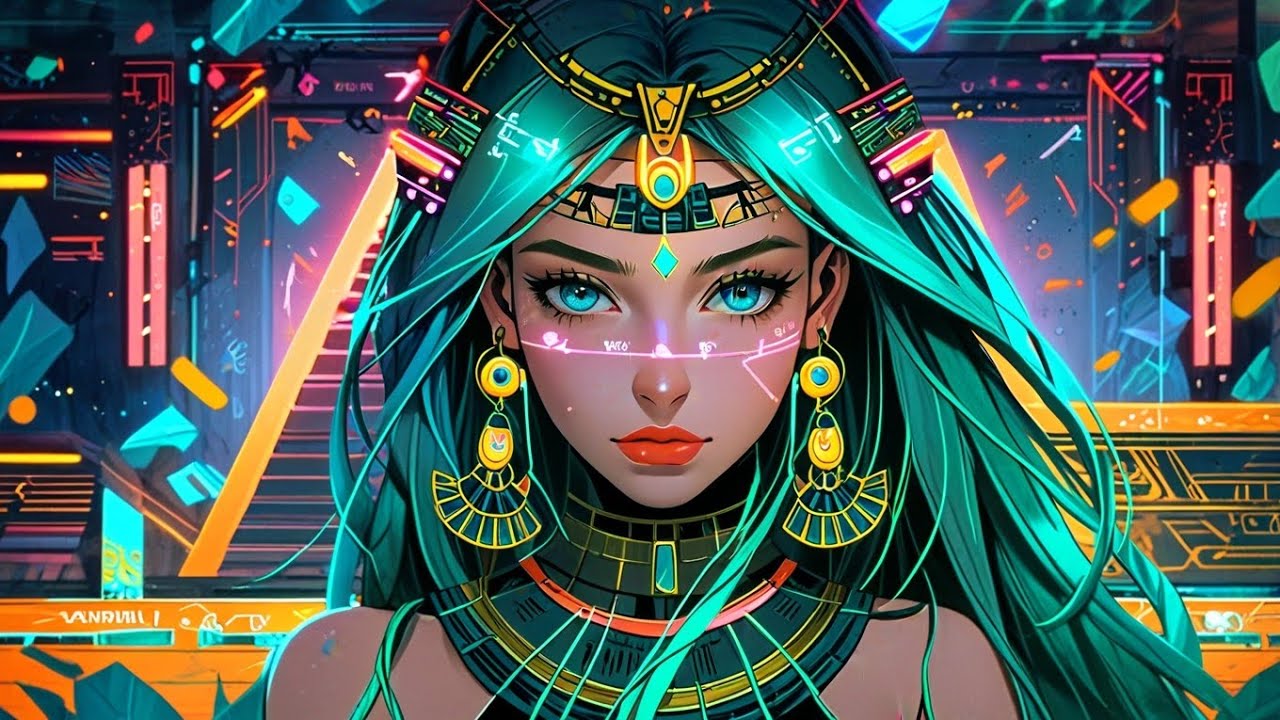 Egyptian Cyberpunk Music | A Mix for Deep Focus & Gaming