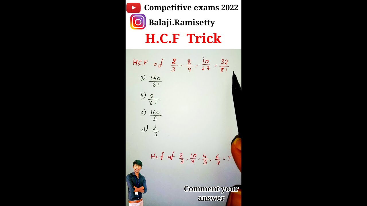 HCF and LCM Aptitude Tricks | HCF by division method | HCF Maths | Shortcuts & Tricks