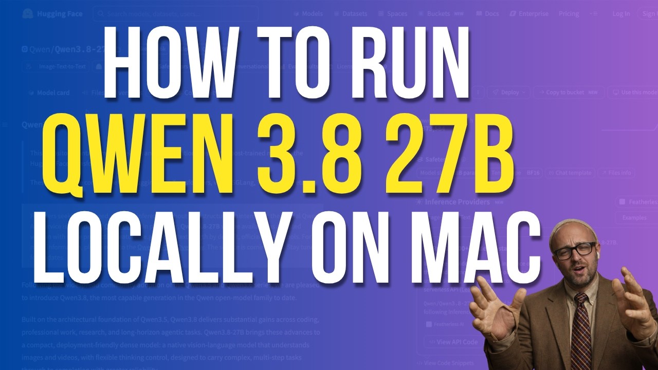 Qwen 3.8 27B на Mac: Bionic против Claude Code через OMLX
