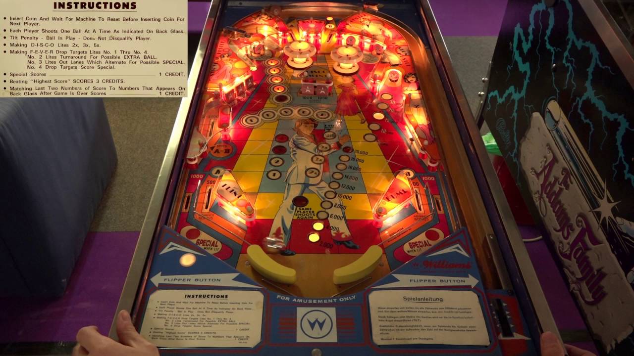 Disco Fever (Williams, 1978) Flipper Pinball