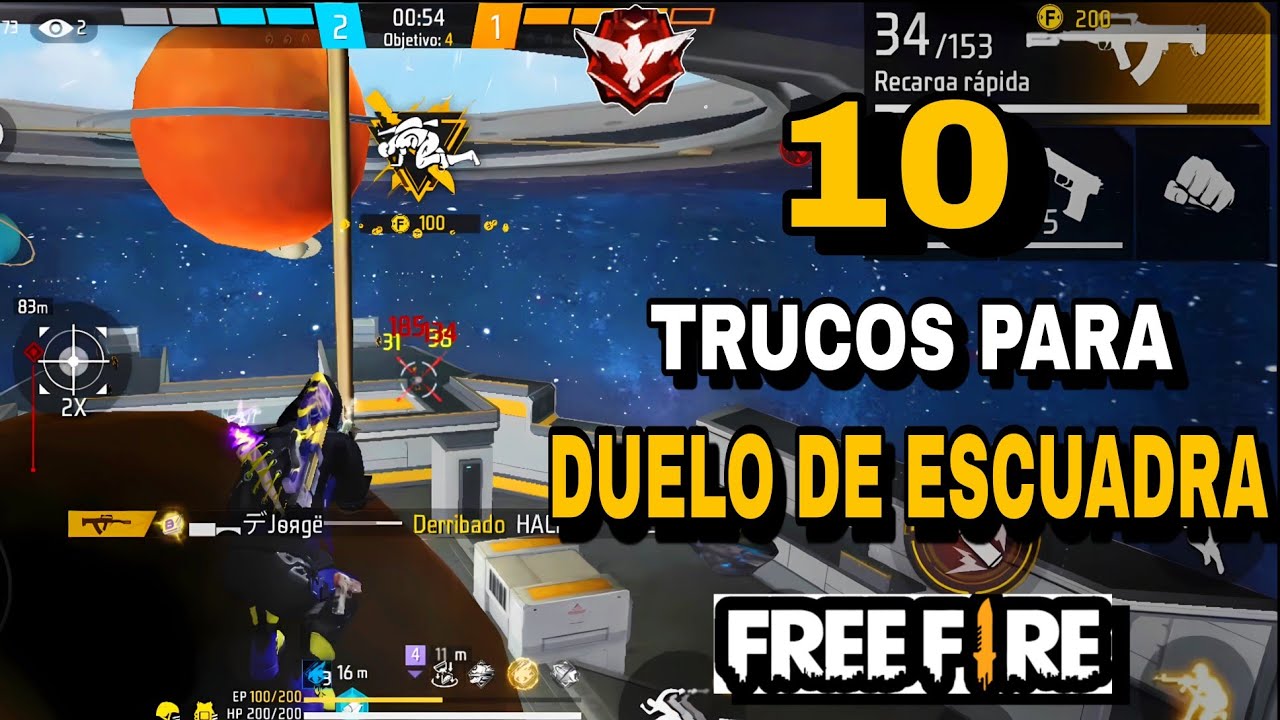TOP 10 DE TRUCOS*SECRETOS* PARA DUELO DE ESCUADRAS EN FREE FIRE /LLEGARAS A HEROICO
