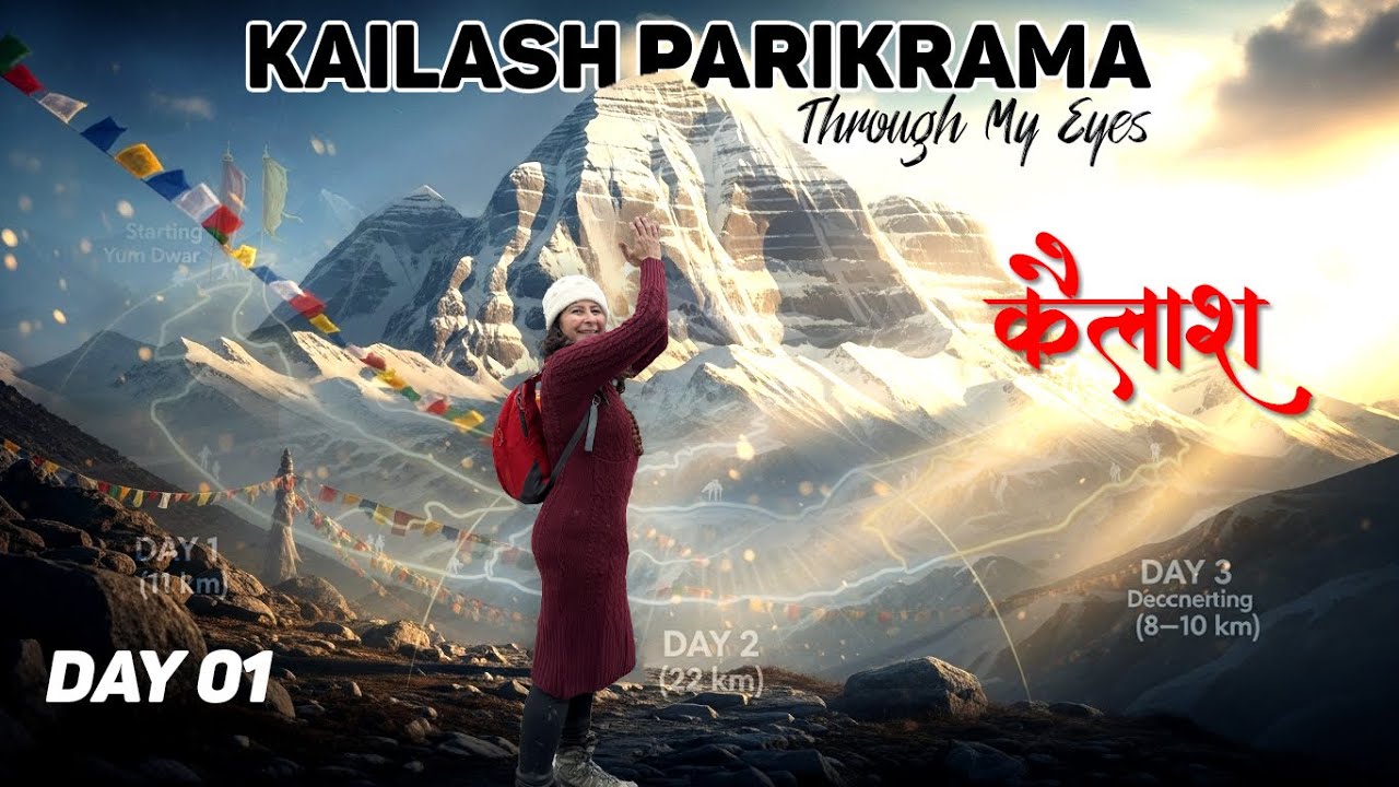 Kailash Parikrama प्रारंभ | 54 KM | Yum Dwar To Dira Puk | Kailash Mansarovar Yatra 2025 | Vlog 04