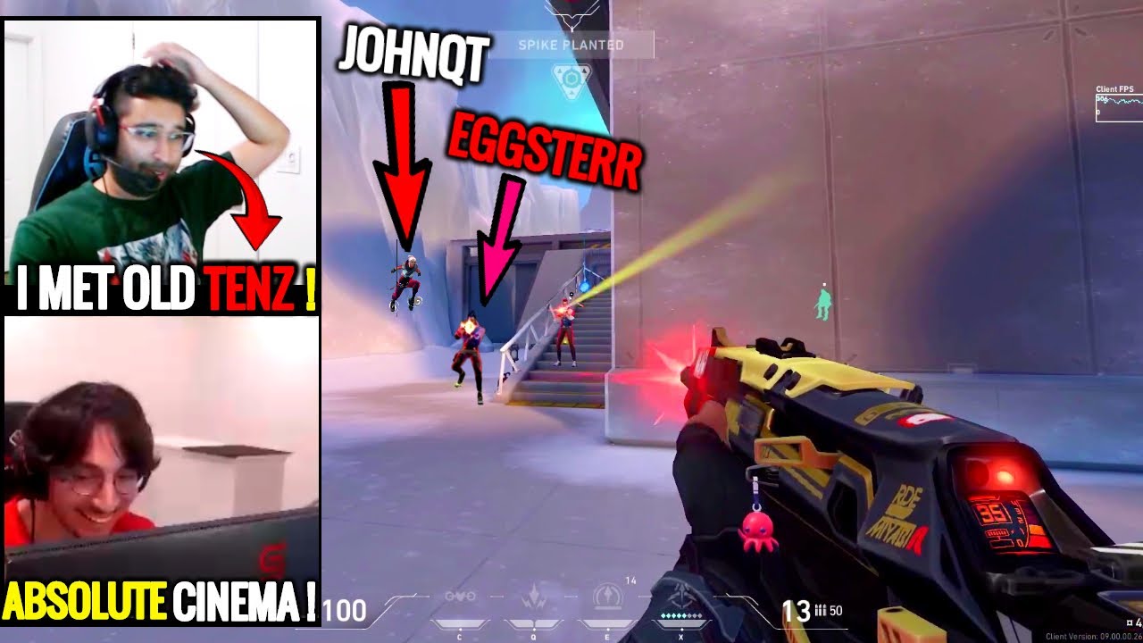 When EX Sentinel IGL Shahzam Duo New Sentinel IGL Johnqt Against Eggsterr in Ranked | Valorant