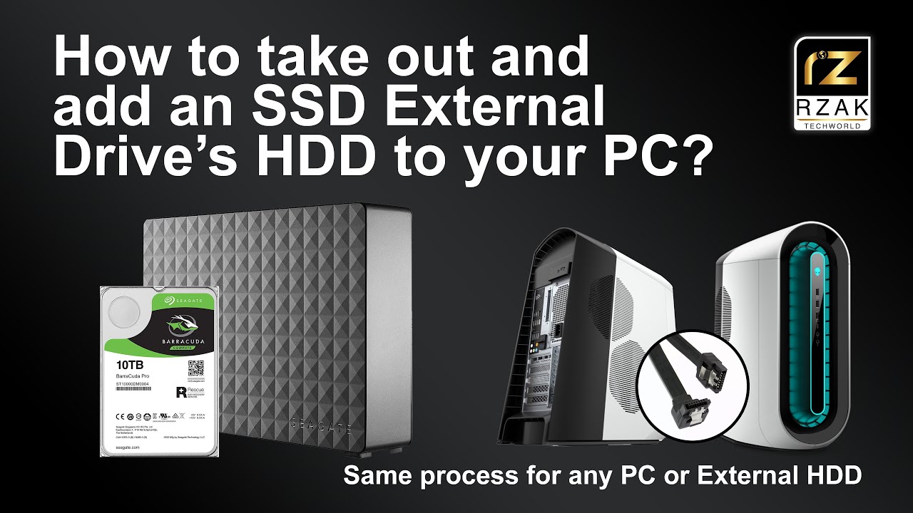 How to open and Add/Install Expansion drive's SATA Drive to your Alienware PC? Easy Cheap Solution.