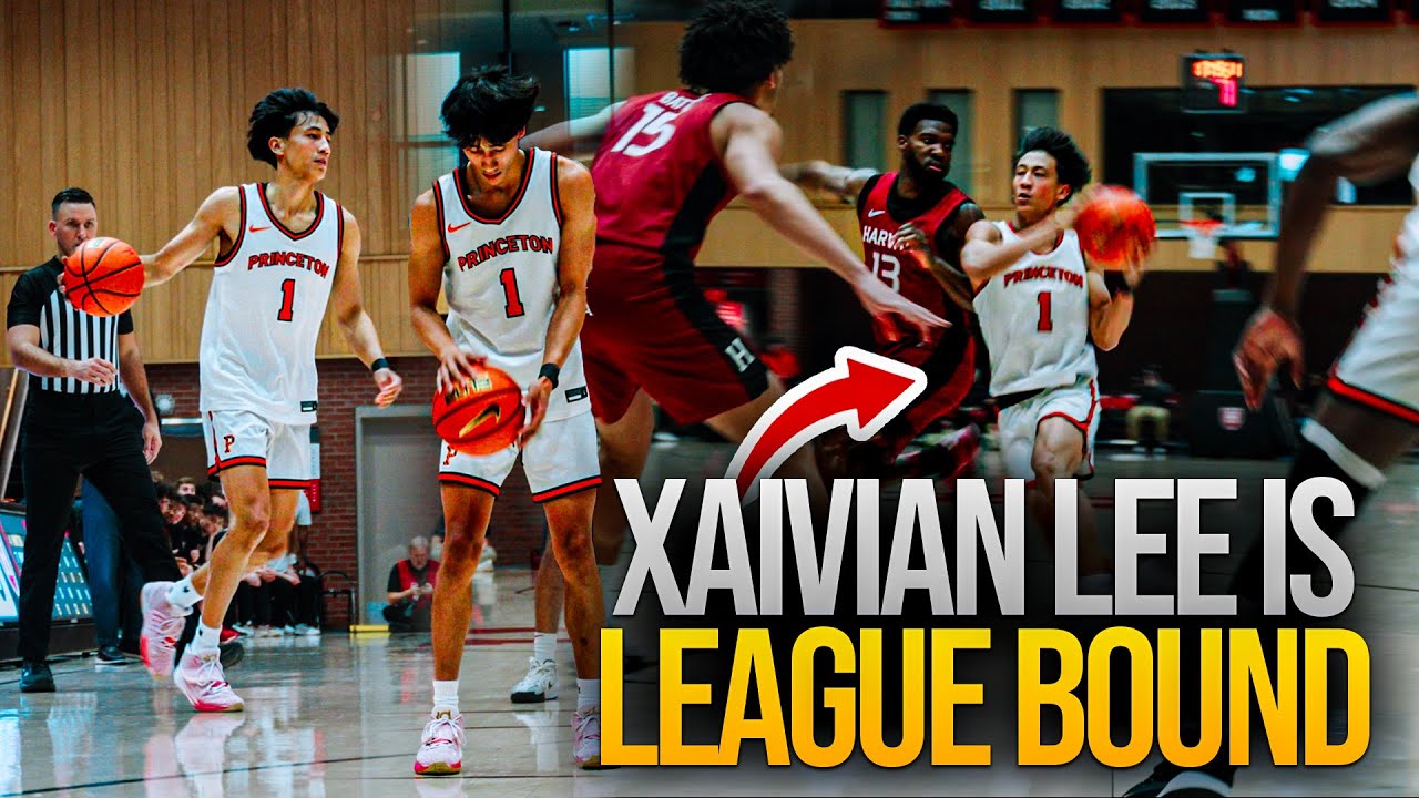 Xaivian Lee proves why he is an NBA PROSPECT!! Princeton vs. Harvard got LIT.