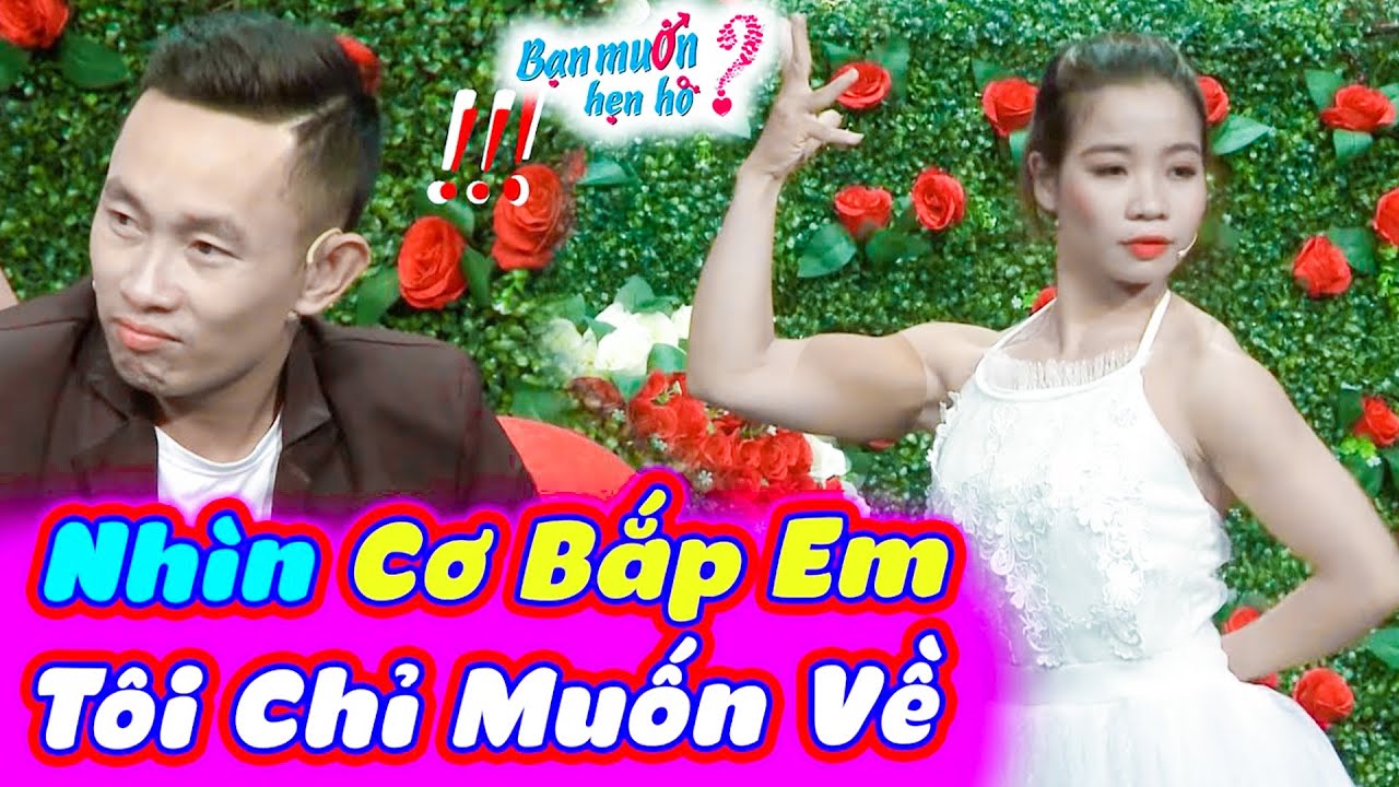 Chàng quay xe đòi về vì KHIẾP SỢ khi thấy cô gái LỘT TÓC GIẢ KHOE CƠ BẮP cuồn cuộn | Bạn Muốn Hẹn Hò