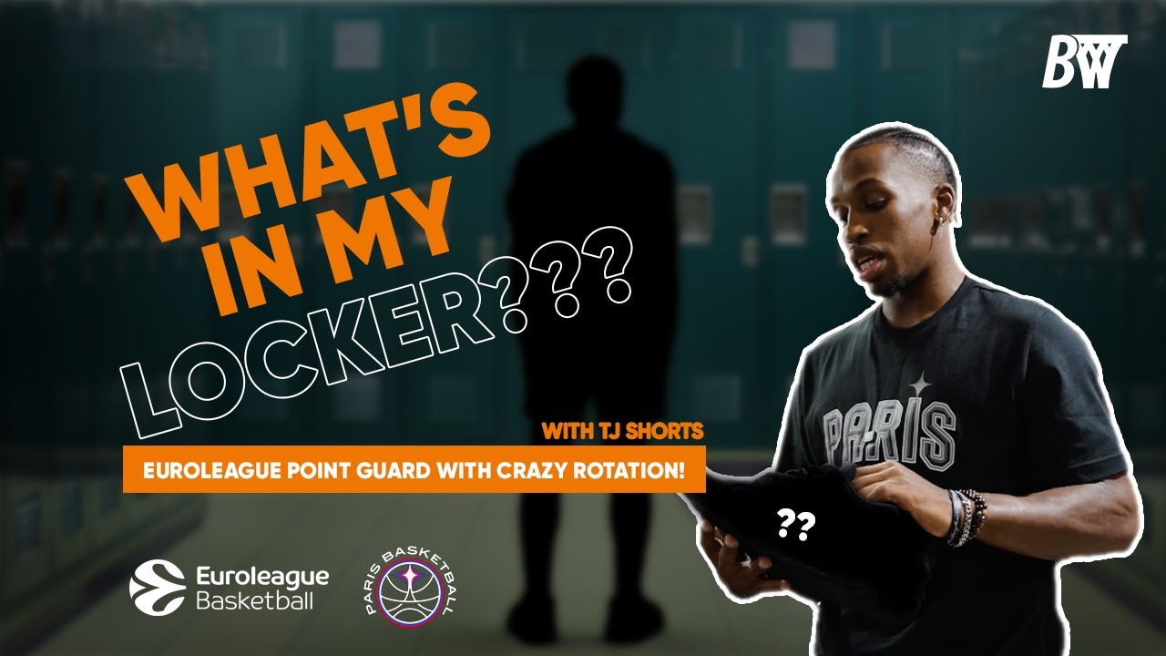 Euroleague Point Guard with Crazy Rotation! What's in my locker? | ft. TJ Shorts - EP. 1