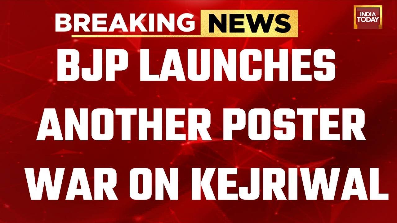 BJP Launches Another Poster War On Kejriwal | Arvind Kejriwal House | Kejriwal house Renovation
