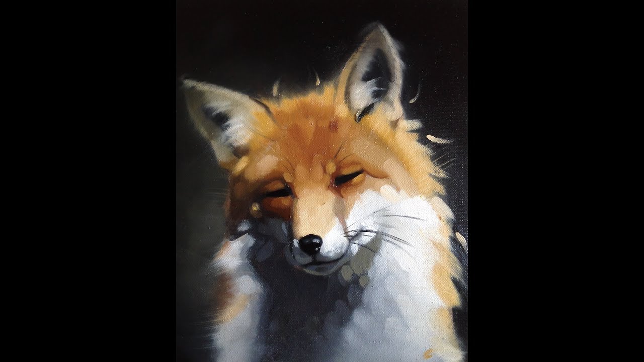 Fox Speedpainting - Oil Painting Alla Prima