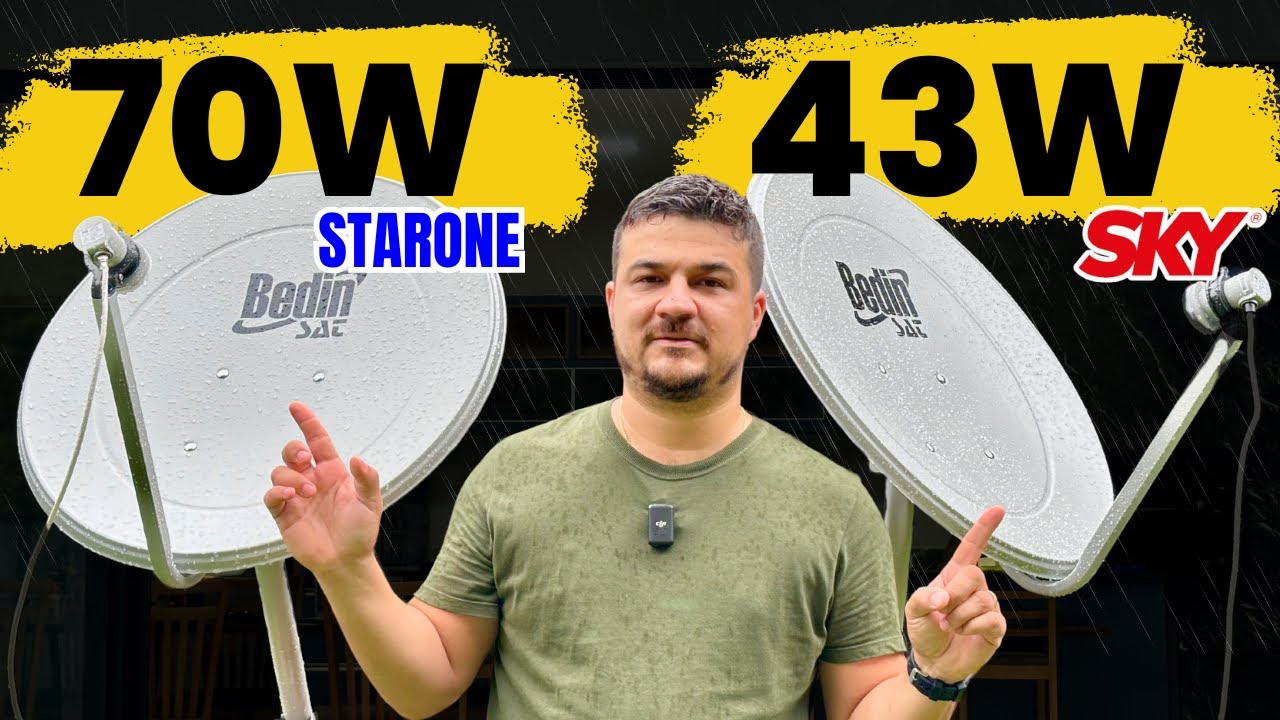 70W x 43W: Comparação de Sinal e Dicas para Escolher o Melhor satélite nova parabólica