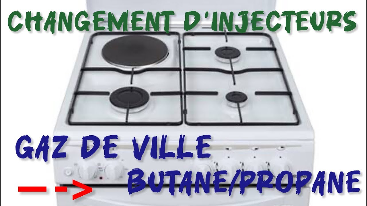 Changement des injecteurs sur une cuisini&egrave;re 