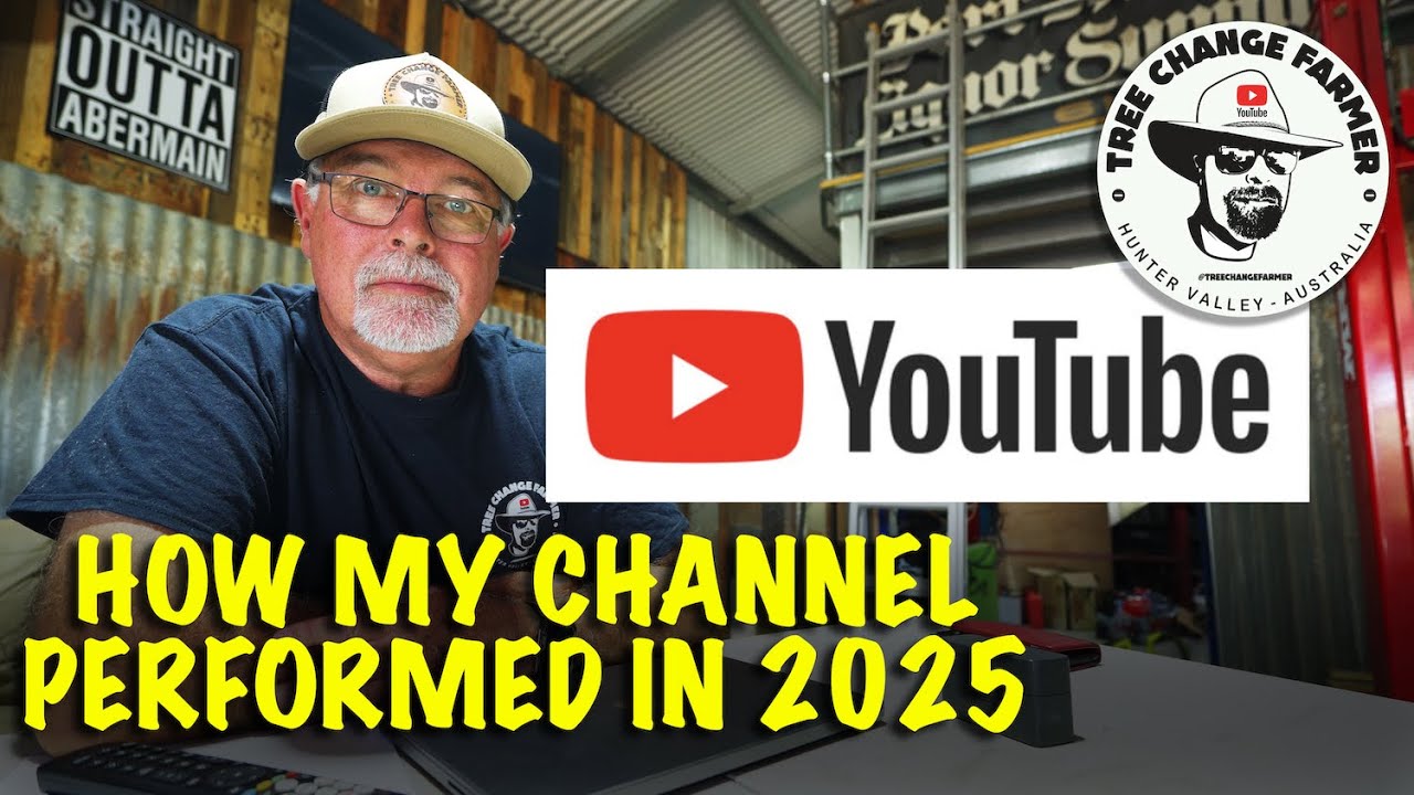 How my YOUTUBE Channel performed in 2025 #treechangefarmer
