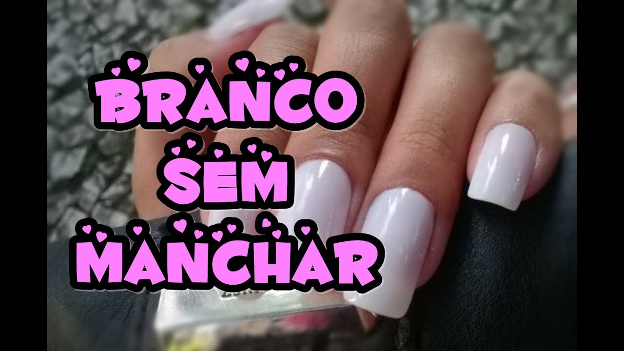 Como passar esmalte branco sem manchar! Segredos de Manicure......