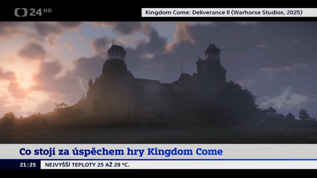 ČT24 reportáž Kingdom Come: Deliverance - Trosky