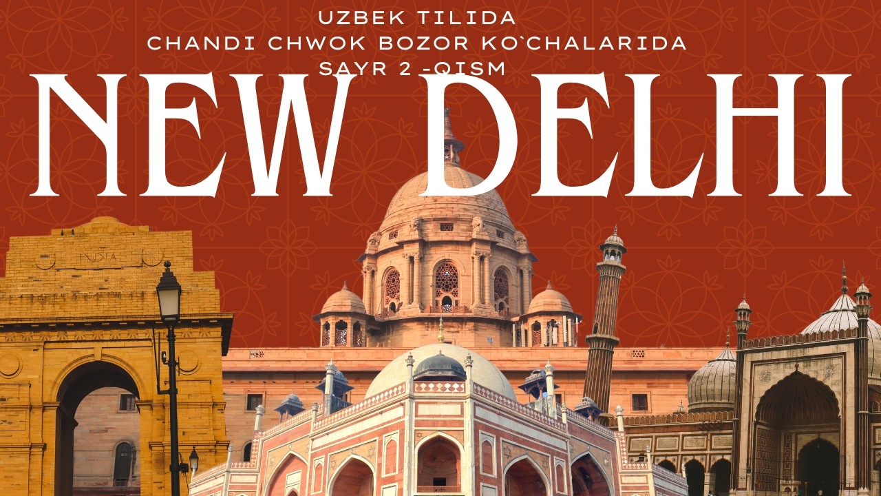 Dehli markazidagi hayot: Chandni Chowk bozori