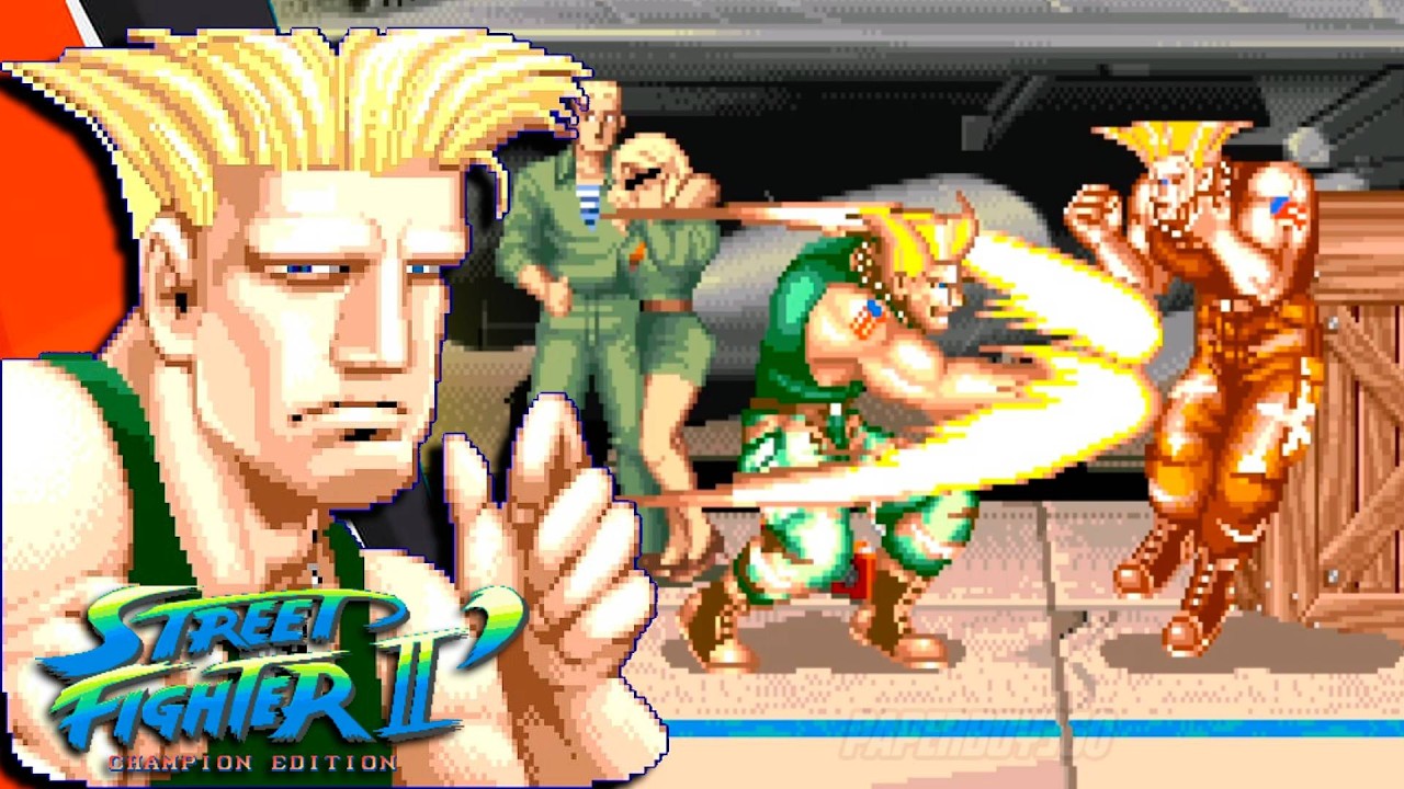 Street Fighter II: Champion Edition &bull; Guile Gameplay【Arcade - 1992】UHD 60ᶠᵖˢ ✓