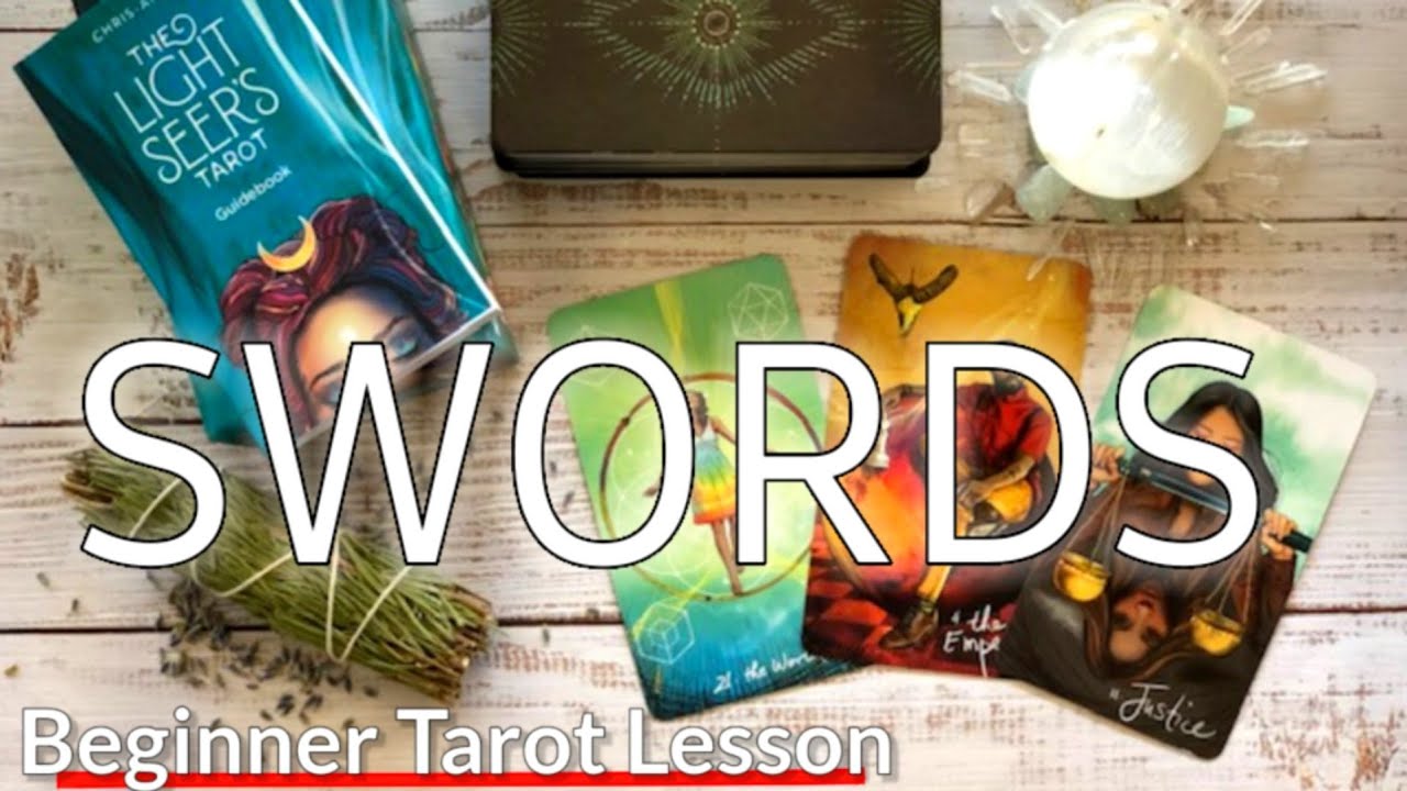 Tarot Tutorial For Beginners 📚 &bull; SWORDS &bull; (LIGHT SEER'S TAROT DECK)
