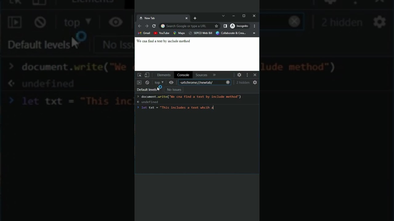 JavaScript tutorials | How to find text using location method | JavaScript Basic Essentials