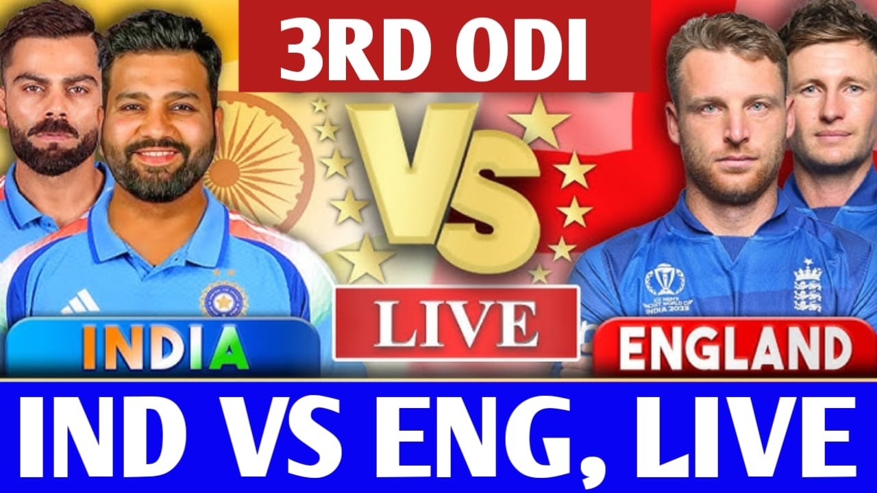 🔴Live: India vs England 3rd ODI LIVE | LORDS | Live Score Commentary | IND vs ENG SERIES LIVE 2026